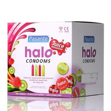 Preservativo Pasante Halo Juice Sensations x144