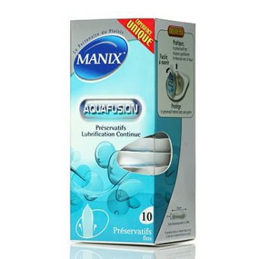 Manix Preservativo Aquafusion x10