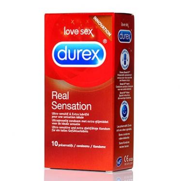 Preservativo Durex Real Sensation x10